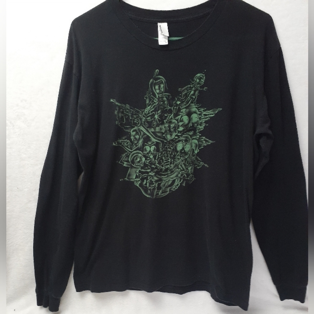 Rick and Morty Long Sleeve Shirt sz. L